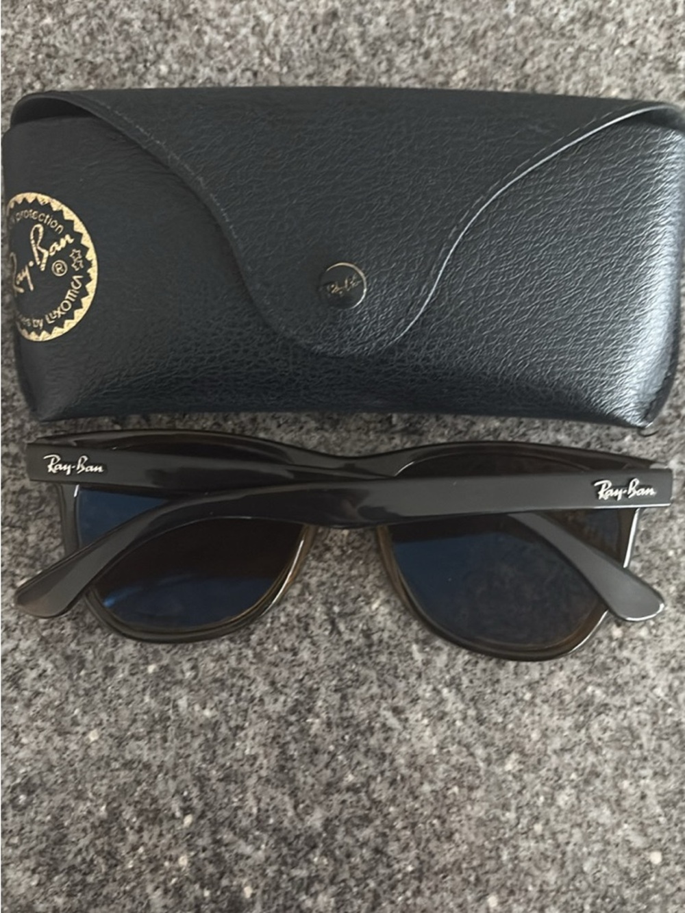 Ray-Ban brown tortoise frame Sunglasses with case